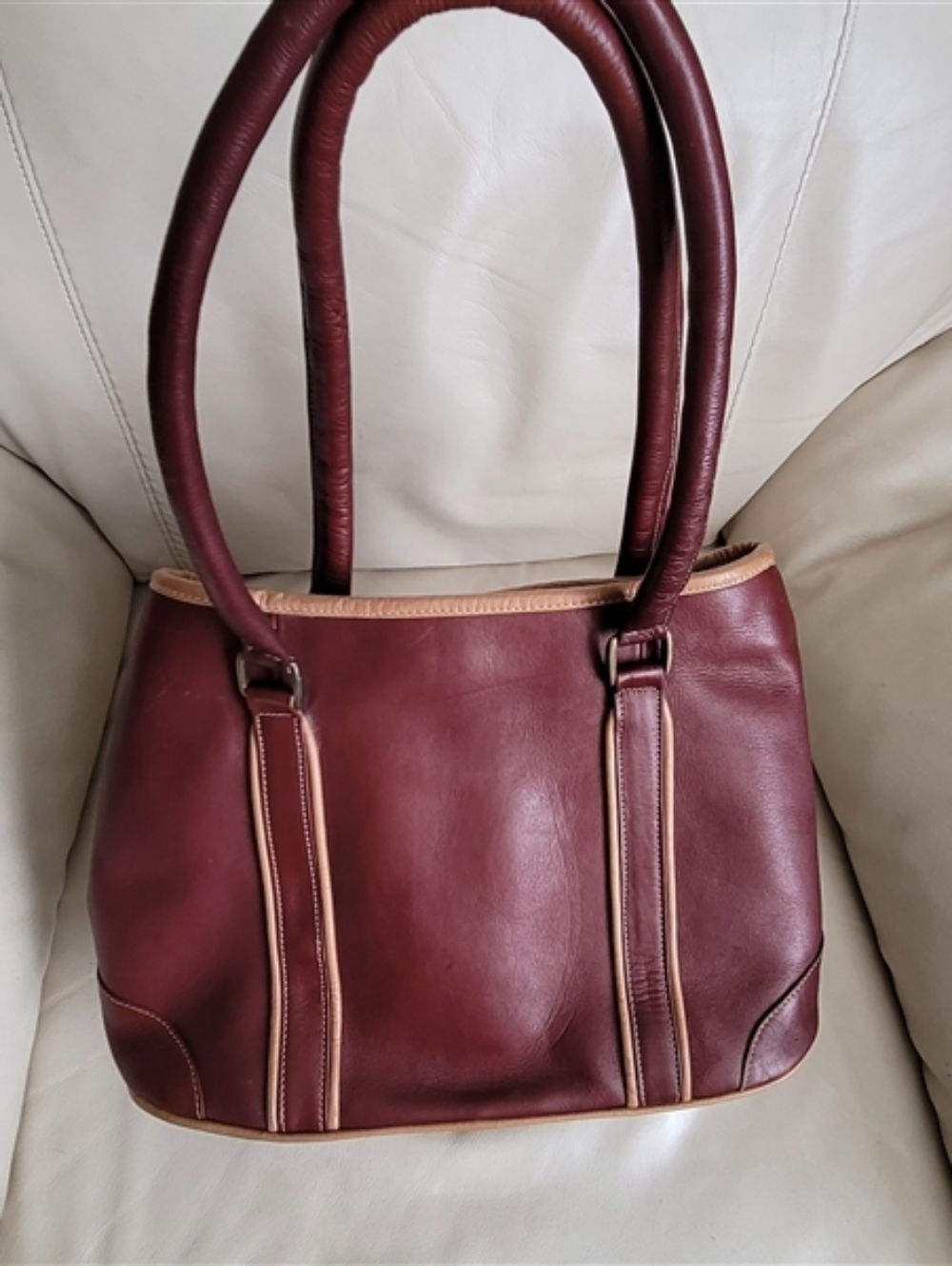 LATICO Urban Influence Tote Leather Brown Tan